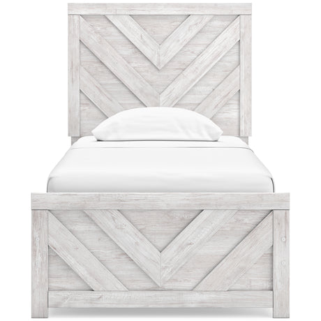 Cayboni Whitewash Youth Panel Bedroom Set from Ashley - Luna Furniture
