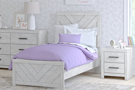Cayboni Whitewash Youth Panel Bedroom Set from Ashley - Luna Furniture