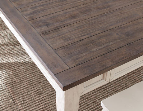 Cayla Dark Oak/White Counter Height Dining Set from Steve Silver - Luna Furniture