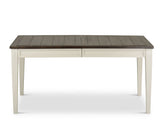 Cayla Dark Oak& White Extendable Dining Table from Steve Silver - Luna Furniture