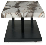 Cendill Dark Brown/White/Black Table (Set of 3) from Ashley - Luna Furniture