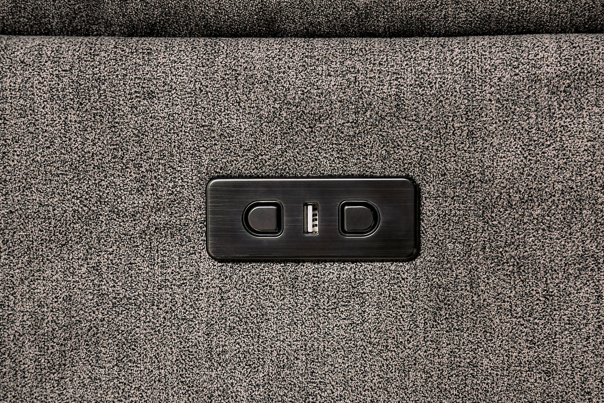 Cerelia Gray Power Sectional from Furniture of America - Luna Furniture