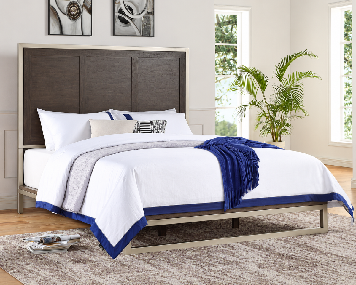 Steve Silver Broomfield Brown King Bed – Luna Furniture