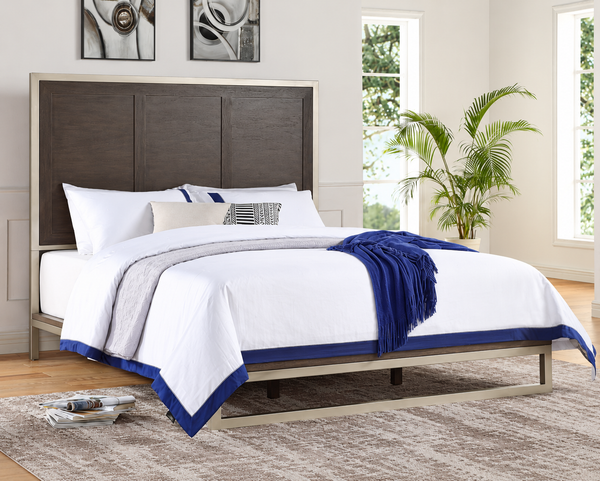 Broomfield Brown King Bed