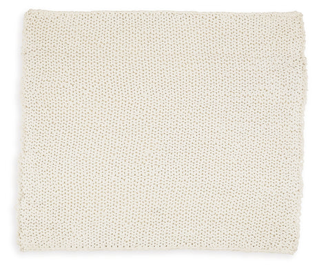 Chaddon Ivory Throw from Ashley - Luna Furniture