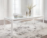 Chalanna White Dining Extension Table from Ashley - Luna Furniture