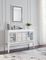 Chalanna White Dining Server from Ashley Furniture - Luna Furniture