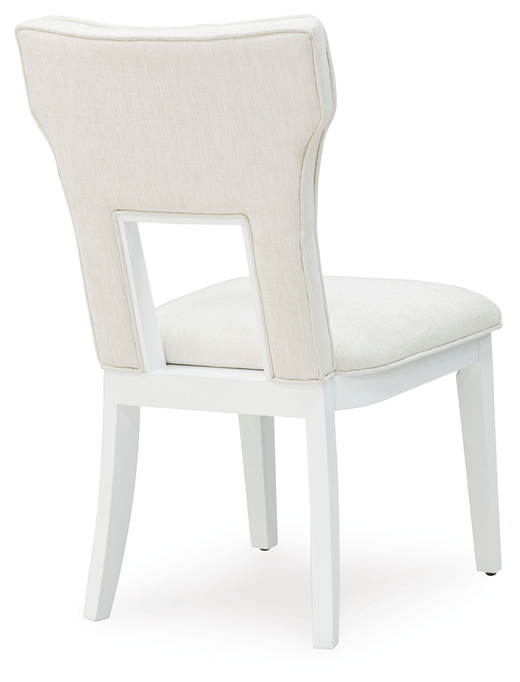 Chalanna White Dining Table and 6 Chairs with Server from Ashley Furniture - Luna Furniture