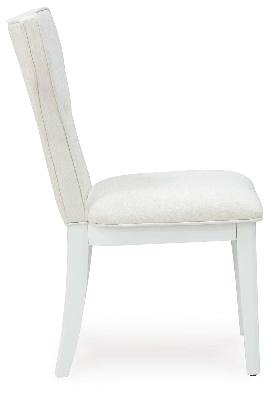 Chalanna White Dining Table and 6 Chairs with Server from Ashley Furniture - Luna Furniture