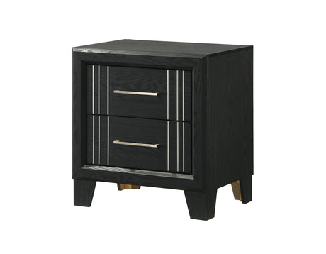 Charlie Charcoal Nightstand from Crown Mark - Luna Furniture