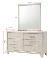 Charlie White Dresser from Crown Mark - Luna Furniture