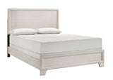 Charlie White Full Panel Bed from Crown Mark - Luna Furniture