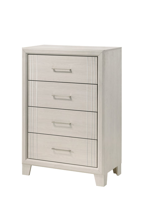 Charlie White Panel Bedroom Set from Crown Mark - Luna Furniture