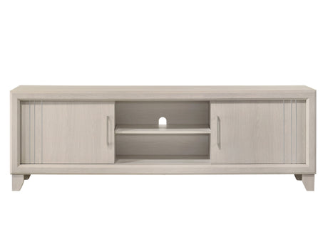 Charlie White Tv Stand from Crown Mark - Luna Furniture