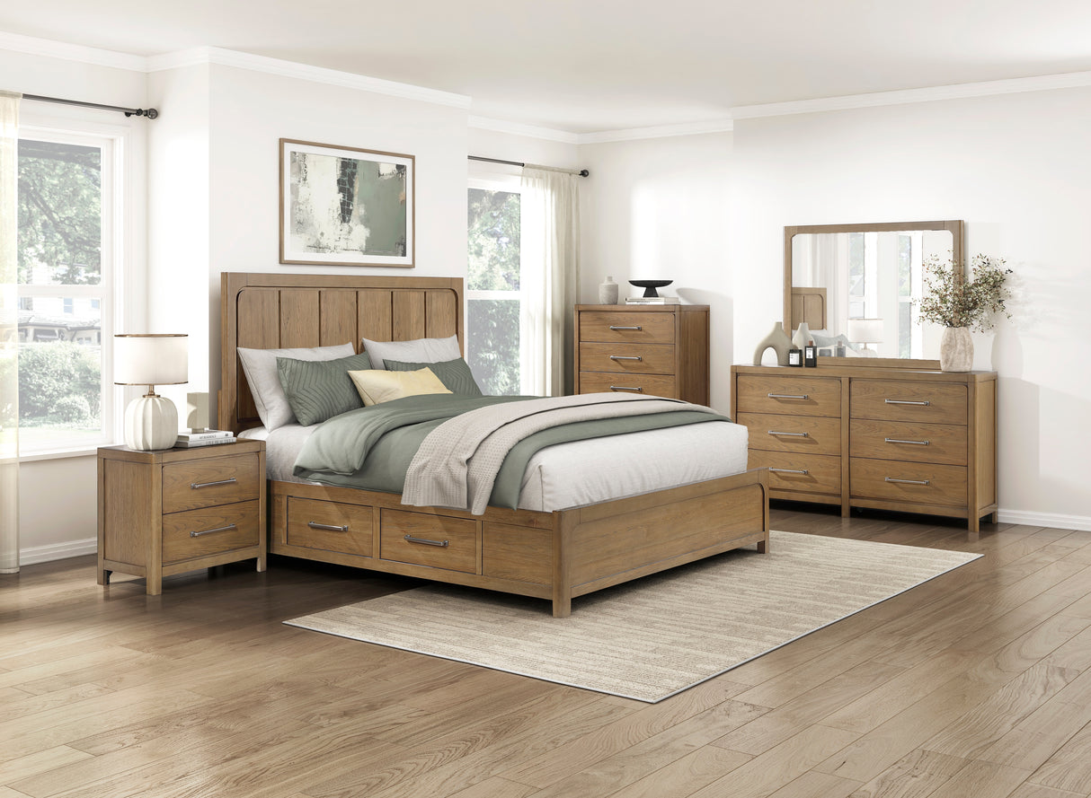 Homelegance Charlotte Light Brown Dresser – Luna Furniture