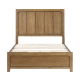 Charlotte Light Brown Queen Storage Platform Bed from Homelegance - Luna Furniture