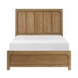 Charlotte Light Brown Storage Platform Queen Bed, Dresser, Mirror, and Nightstand from Homelegance - Luna Furniture