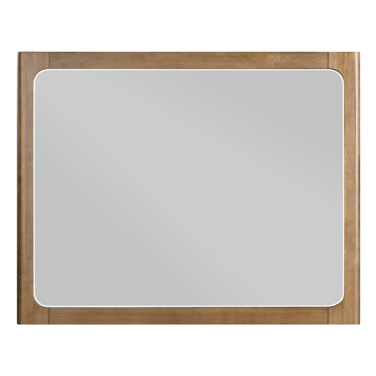 Charlotte Light Brown Storage Platform Queen Bed, Dresser, Mirror, and Nightstand from Homelegance - Luna Furniture