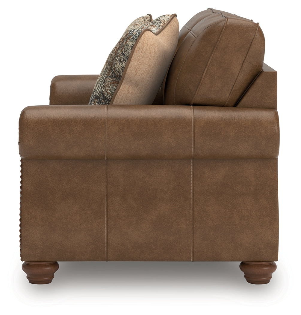 Chasemore Earth Loveseat from Ashley - Luna Furniture