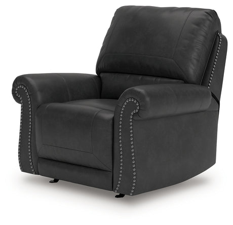 Chasemore Granite Swivel Glider Recliner from Ashley - Luna Furniture