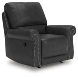 Chasemore Granite Swivel Glider Recliner from Ashley - Luna Furniture