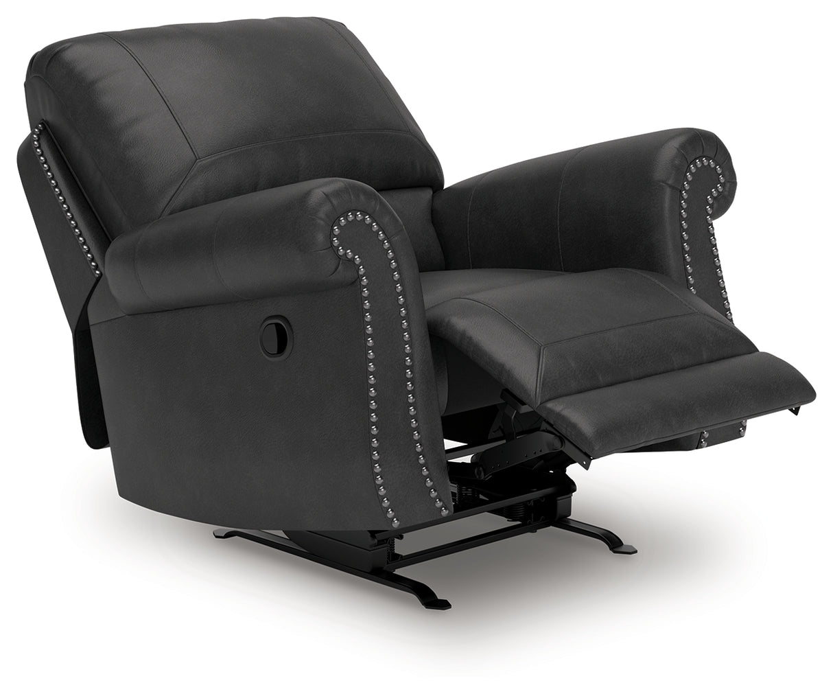 Chasemore Granite Swivel Glider Recliner from Ashley - Luna Furniture