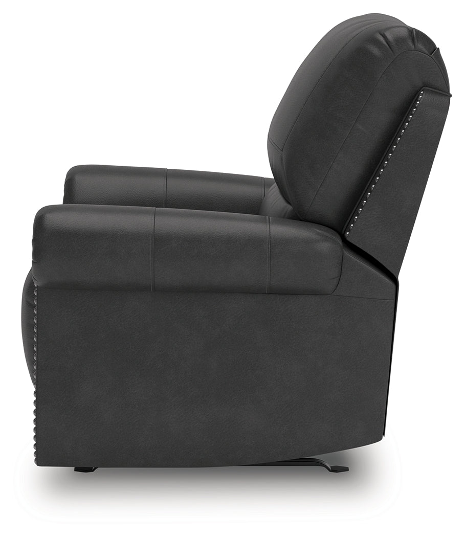 Chasemore Granite Swivel Glider Recliner from Ashley - Luna Furniture