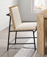 Edenbridge Oak 6-Piece Dining Room Set with Bench