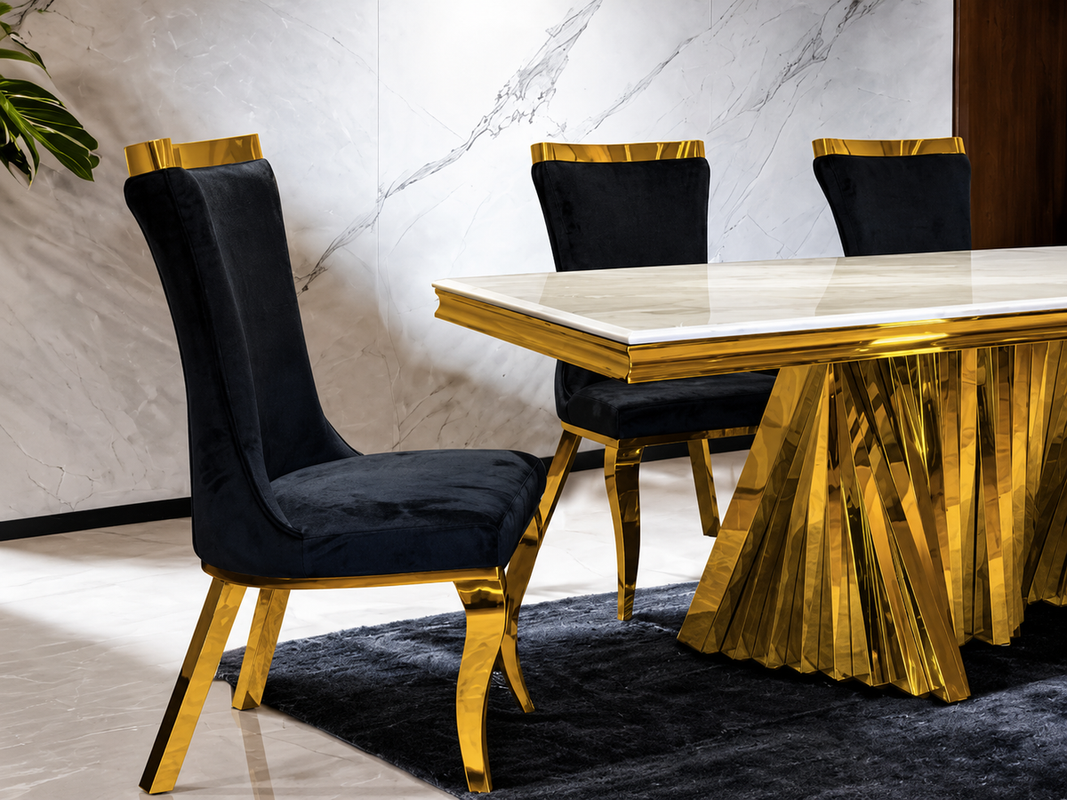 Basilicata Gold Dining Table