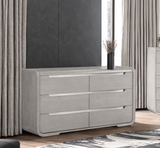 Osterley Light Gray Dresser from Furniture of America - Luna Furniture