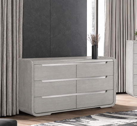 Osterley Light Gray Dresser from Furniture of America - Luna Furniture