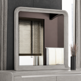Osterley Light Gray Mirror from Furniture of America - Luna Furniture