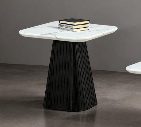 Sindal Black End Table from Furniture of America - Luna Furniture