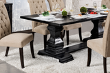 Nerissa Antique Black Dining Table from Furniture of America - Luna Furniture