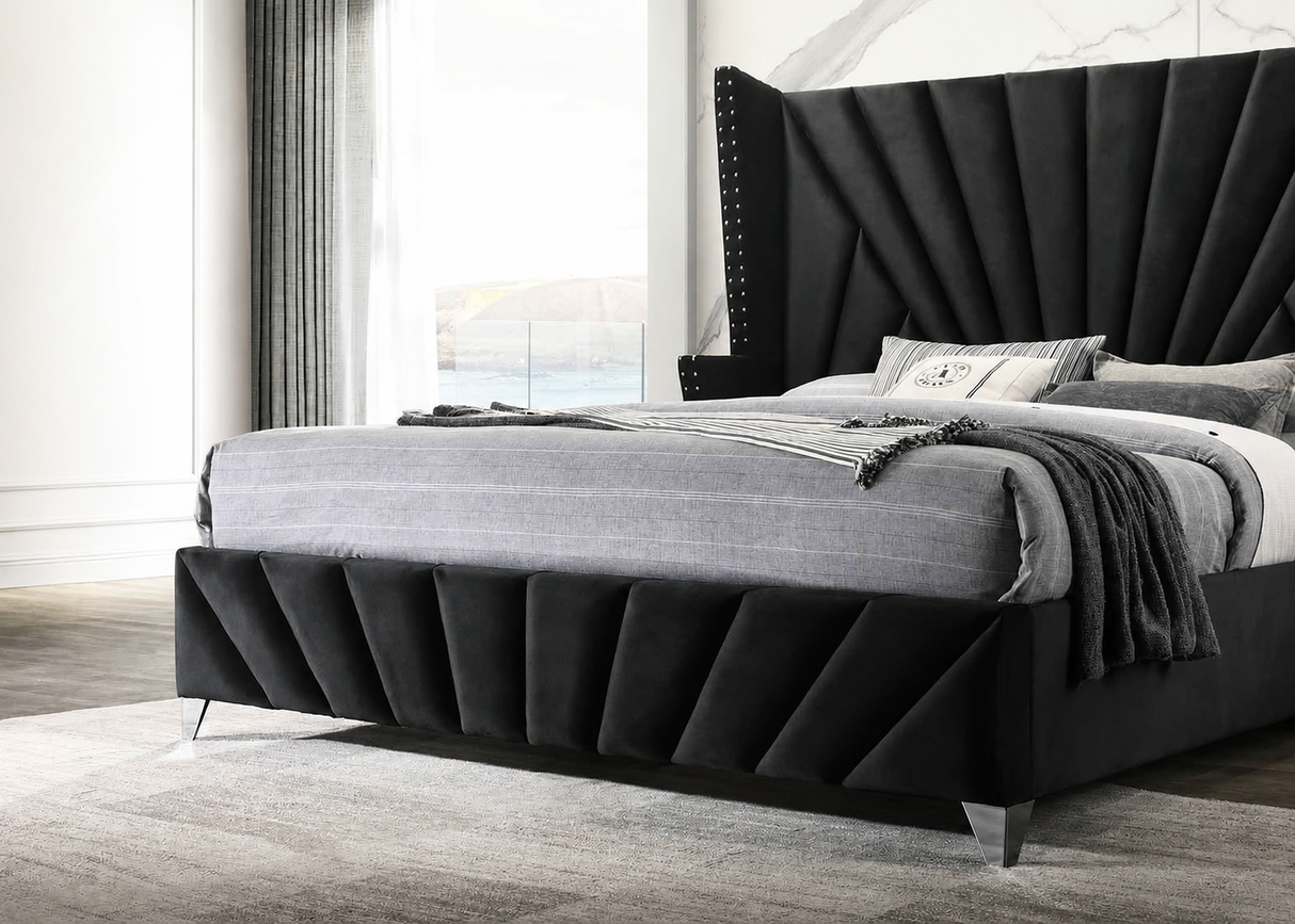Carissa Black 4-Piece Queen Bedroom Set