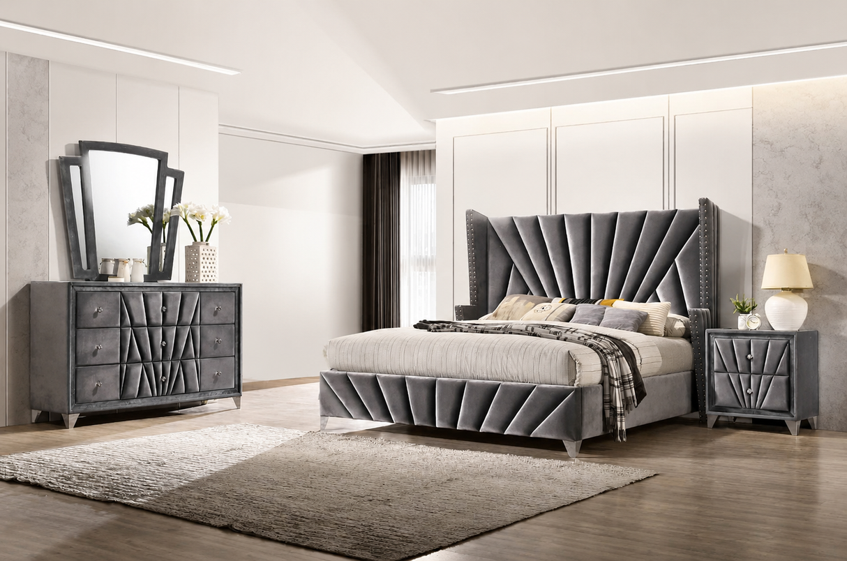 Carissa Gray 4-Piece Queen Bedroom Set