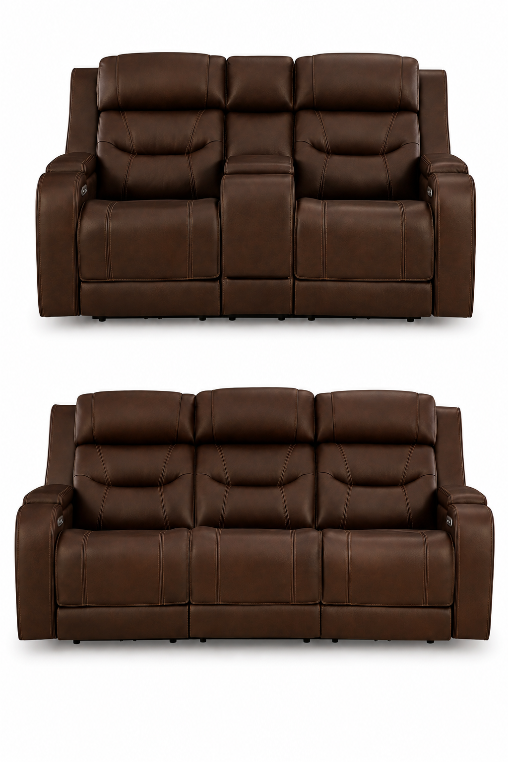 Knightington Brown Power Reclining Living Room Set from Ashley - Luna Furniture