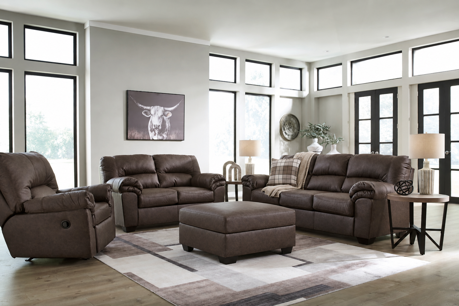 WillowBend Umber Living Room Set from Ashley - Luna Furniture