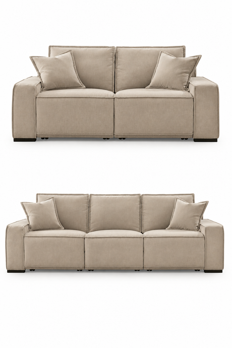 Carceri Cashmere Power Reclining Living Room Set from Ashley - Luna Furniture