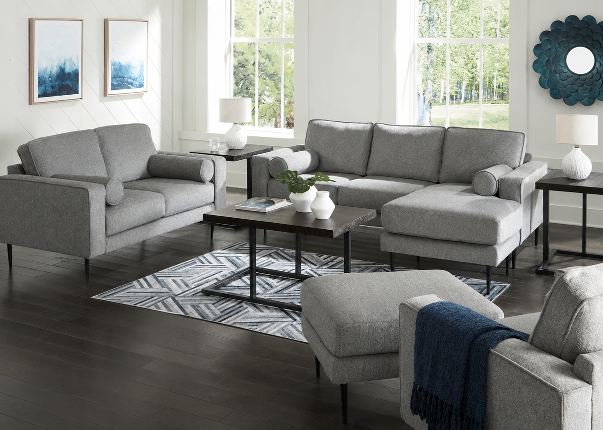 Hazela Charcoal Living Room Set from Ashley - Luna Furniture