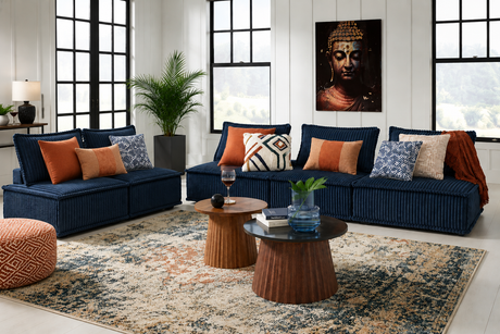 Bales Navy Living Room Set from Ashley - Luna Furniture