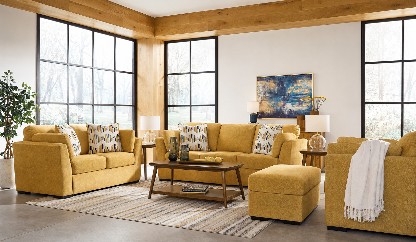 Keerwick Sunflower Living Room Set from Ashley - Luna Furniture