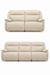 Double Deal Almond Power Reclining Living Room Set