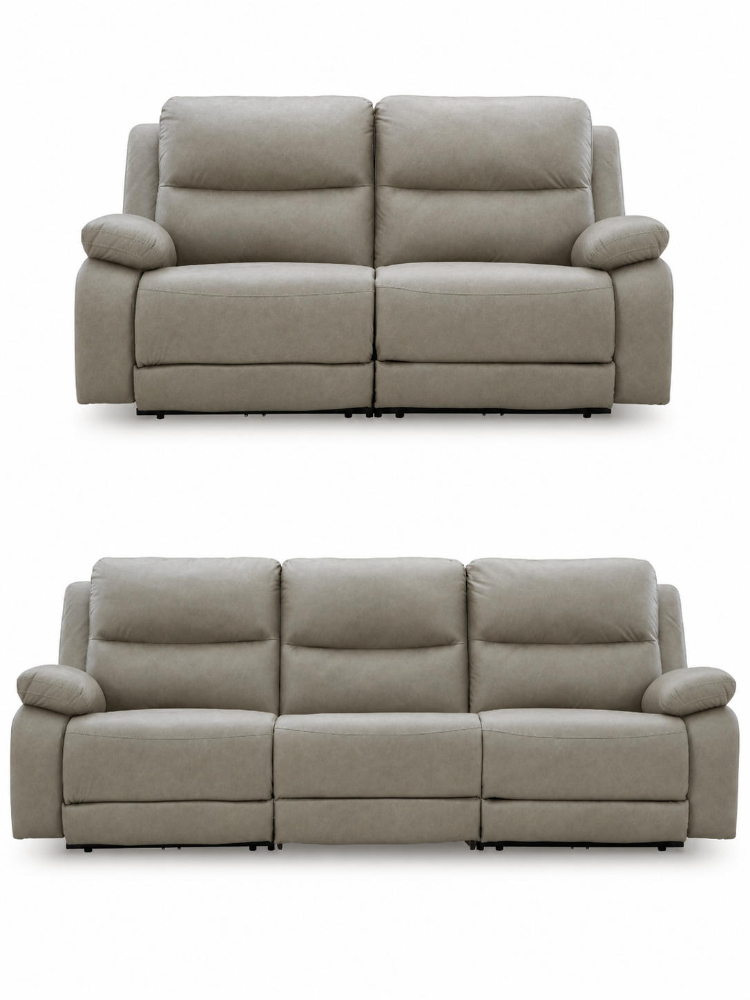 Narwhal Place Pebble Power Reclining Living Room Set from Ashley - Luna Furniture