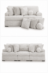Cuddle Plush Arctic Living Room Set