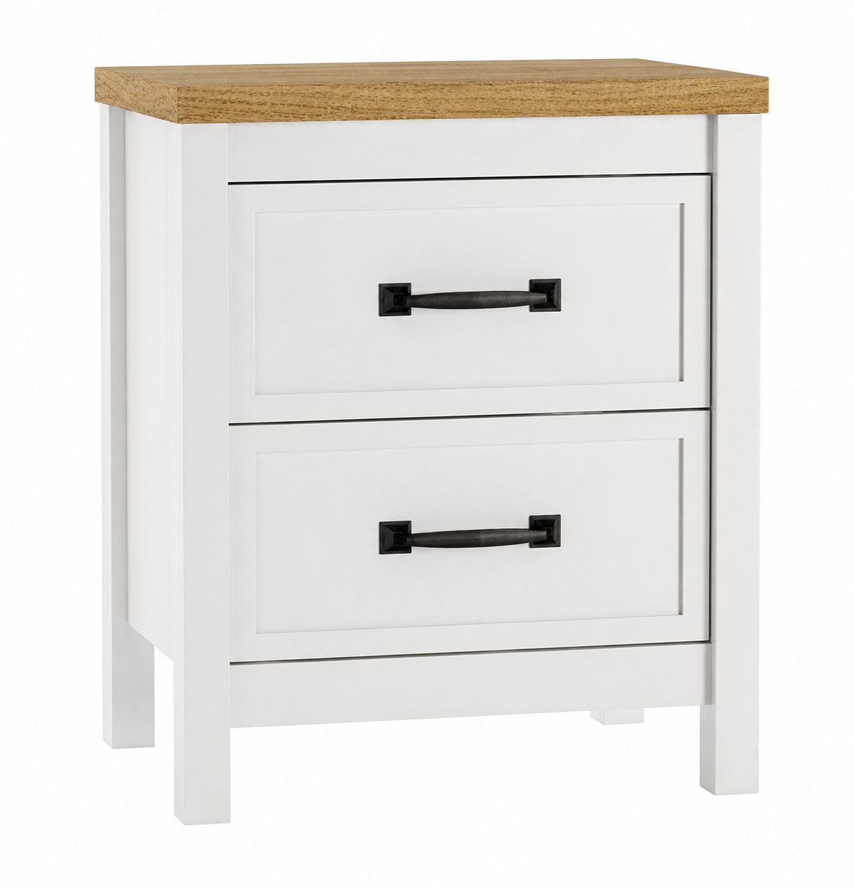 Kerisden White/Brown Youth Panel Bedroom Set with Bed Frame from Ashley - Luna Furniture