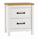 Kerisden White/Brown Youth Panel Bedroom Set with Bed Frame from Ashley - Luna Furniture