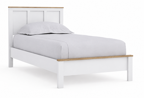 Kerisden White/Brown Youth Panel Bedroom Set with Bed Frame from Ashley - Luna Furniture