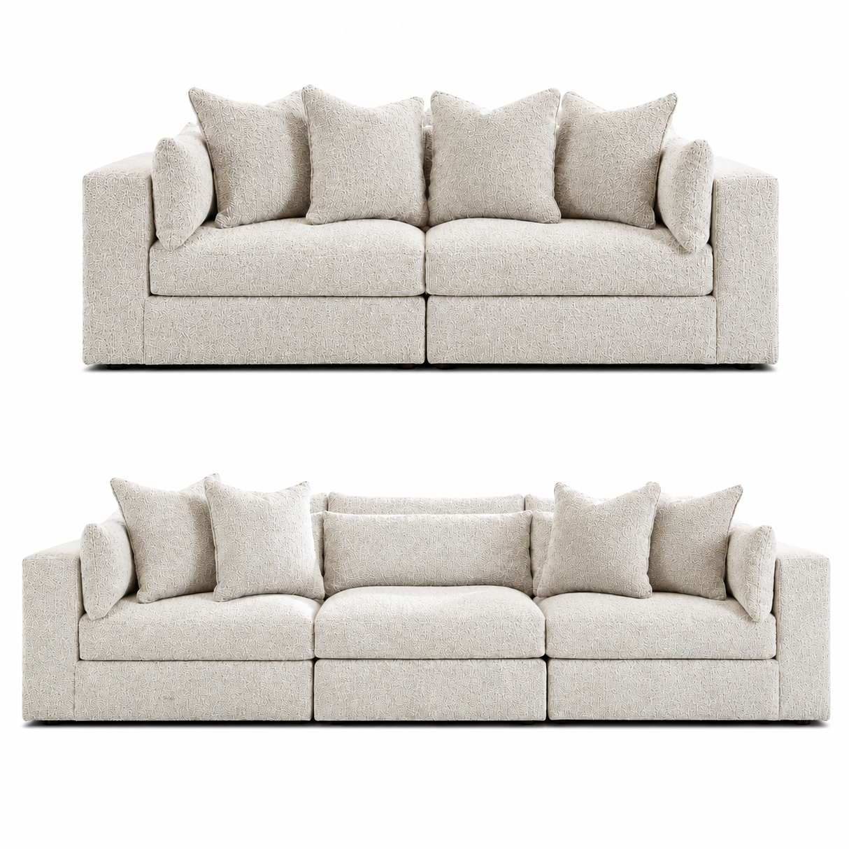 Ashbourne Estate Snowstone Living Room Set