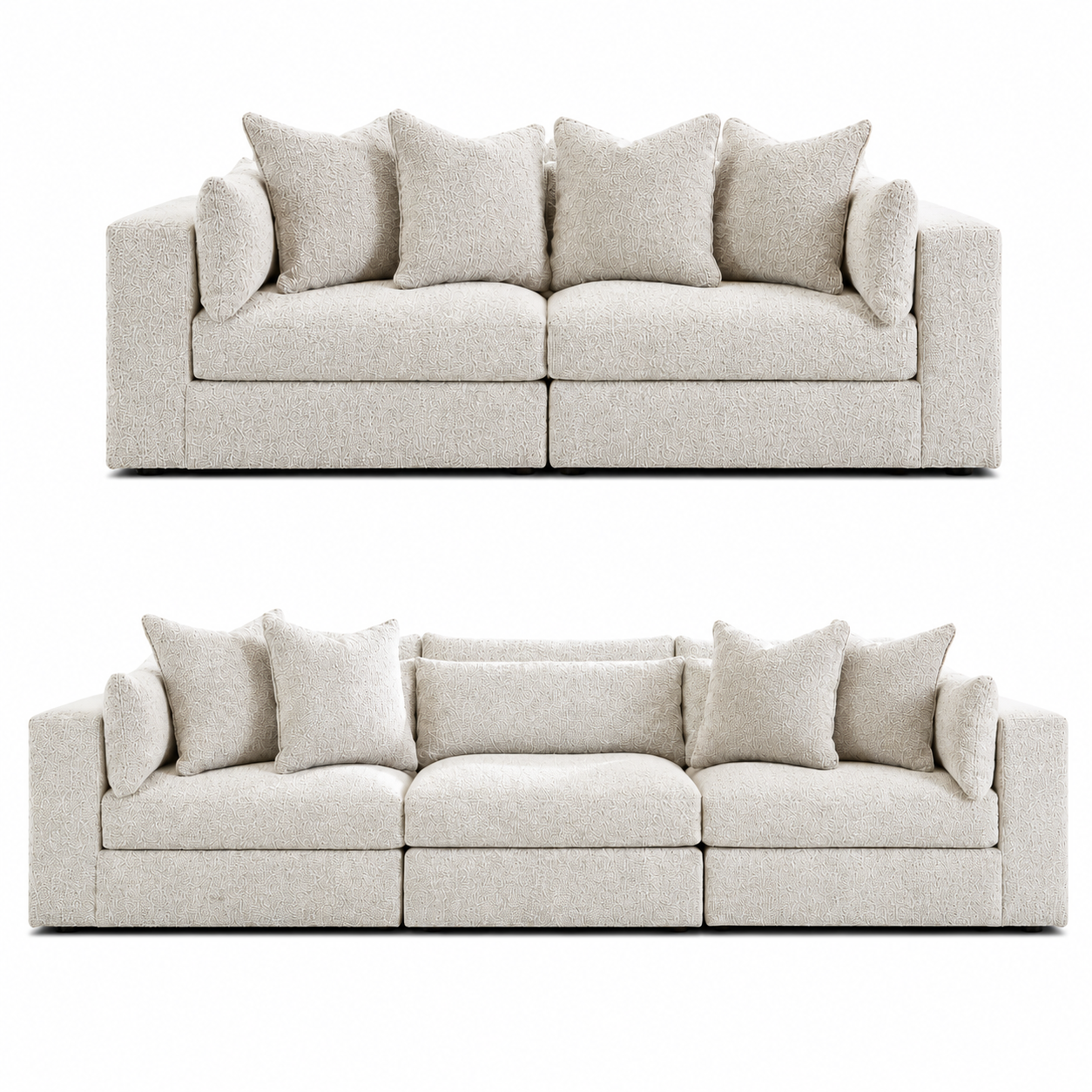 Ashbourne Estate Snowstone Living Room Set